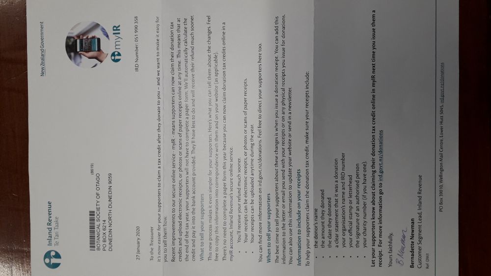 irdletter